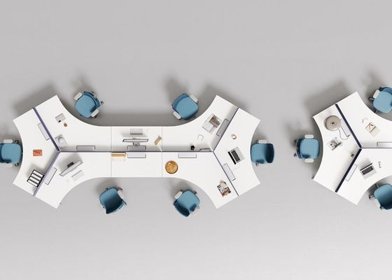 Lido Bench Workstation π-shape leg detail